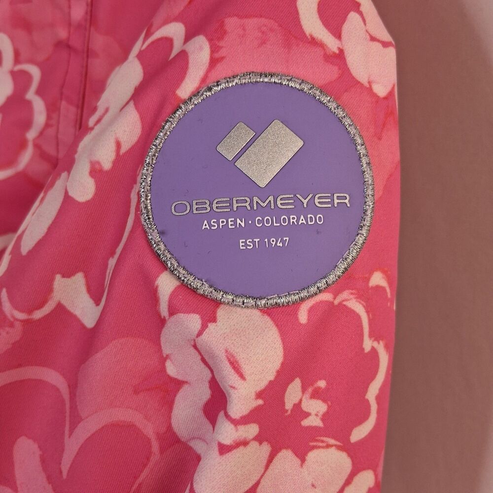 Obermeyer Kid's Ashor Insulated Snow Jacket, Toddler Size 4 Peony Puffs Winter - Picture 6 of 13